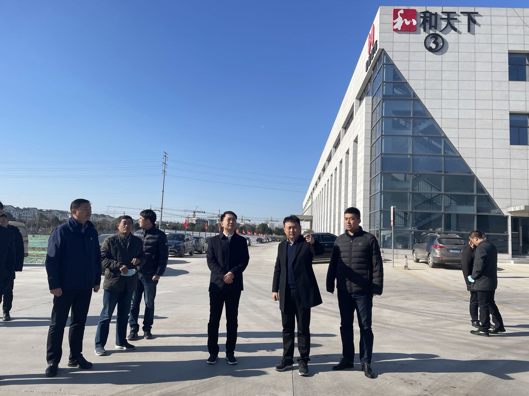 邗江区区长张新钢赴江苏和天下开展安全生产大检查 - 江苏和天下节能